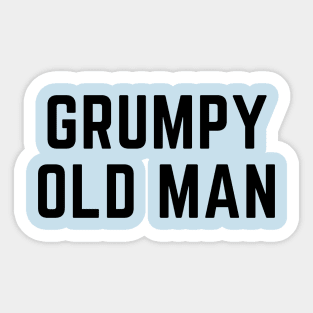 Grumpy old man Sticker